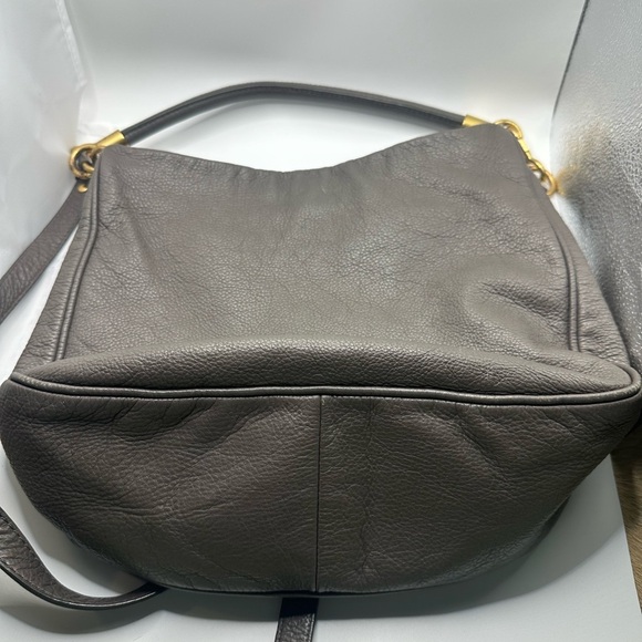 Marc Jacobs Gray leather boho handbag